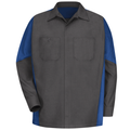 Charcoal & Royal Blue  Charcoal & Royal Blue
