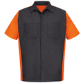 Charcoal & Orange  Charcoal & Orange