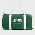 SHOP SANTÉ - LIMITED EDITION VARSITY DUFFEL GYM BAG (FOREST/NATURAL)