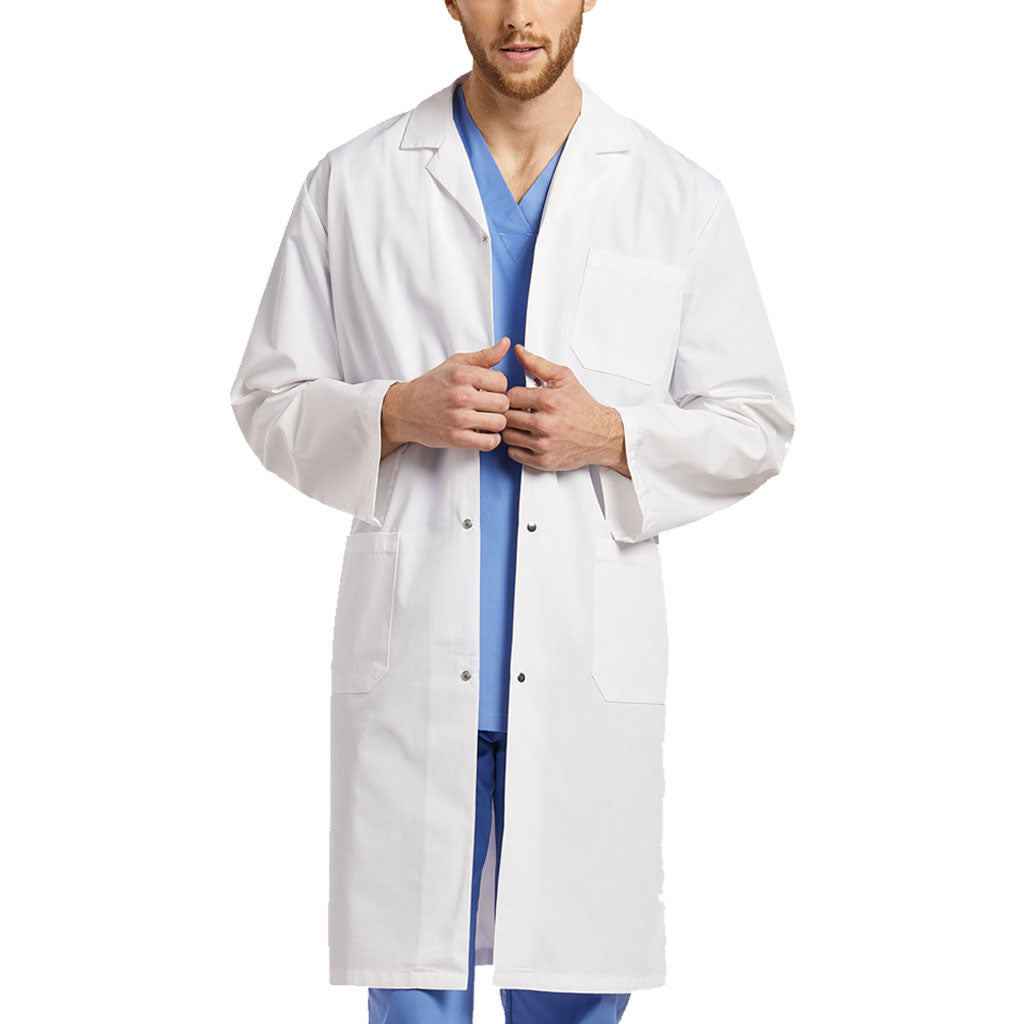 Side Button Uniform Unisex Labcoat Snap Buttons | Mirvik | Mirvik Uniforms & Merch