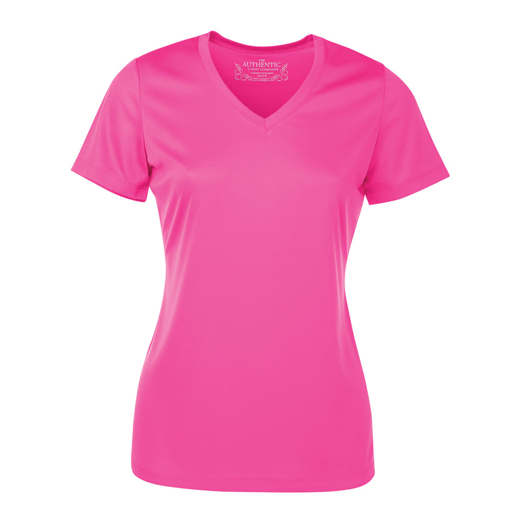 Xersion Womens T-Shirt Pink Short Sleeve V Neck Activewear L New